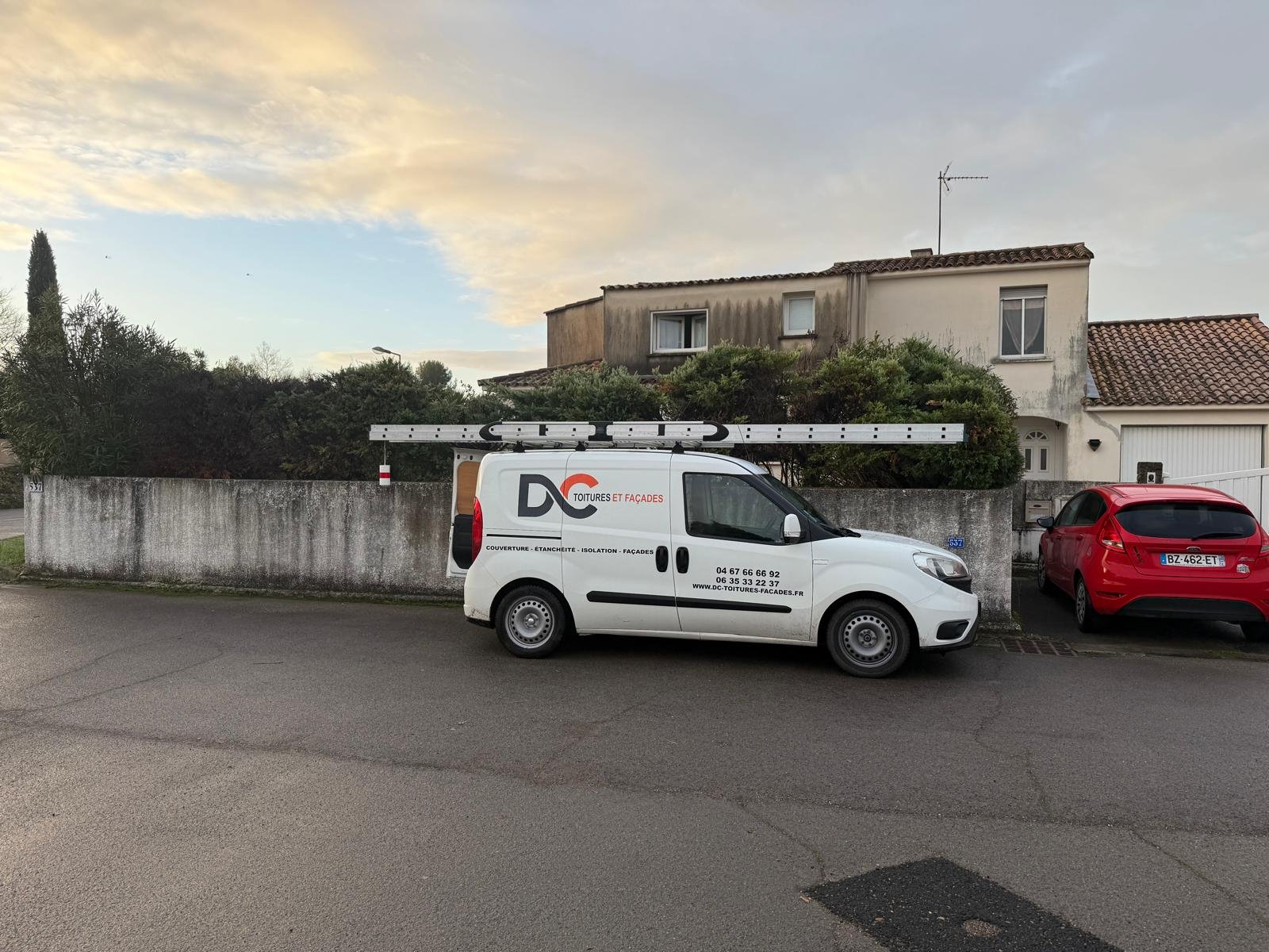 Chantier réalisé par DC Toitures & Façades